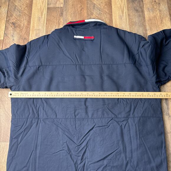 Vintage Tommy Hilfiger Jacket Men's Large Blue Waterproof Expedition Hiking 5303 - Picture 13 of 16